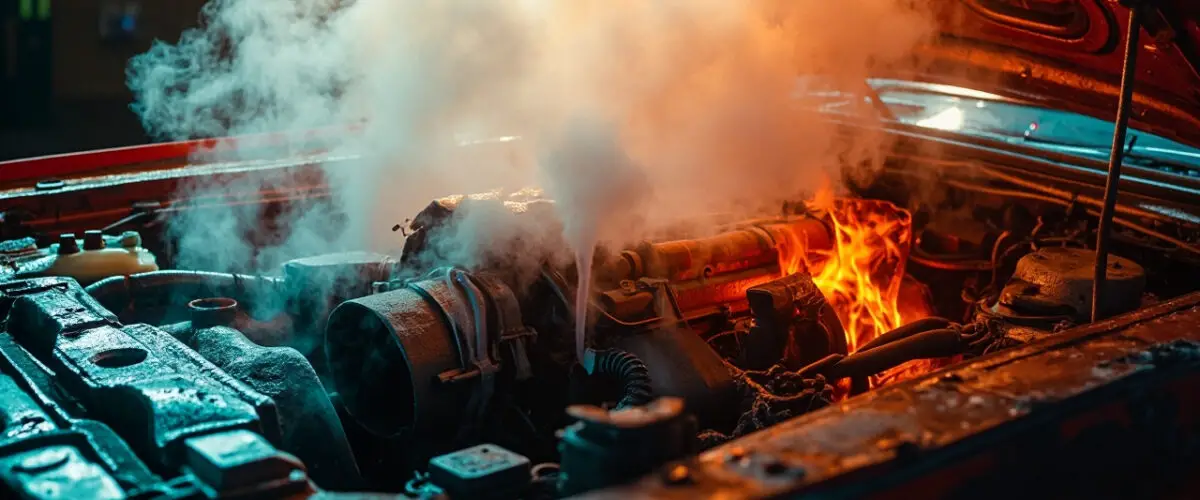 Rouler sans liquide de refroidissement: un danger pour le moteur